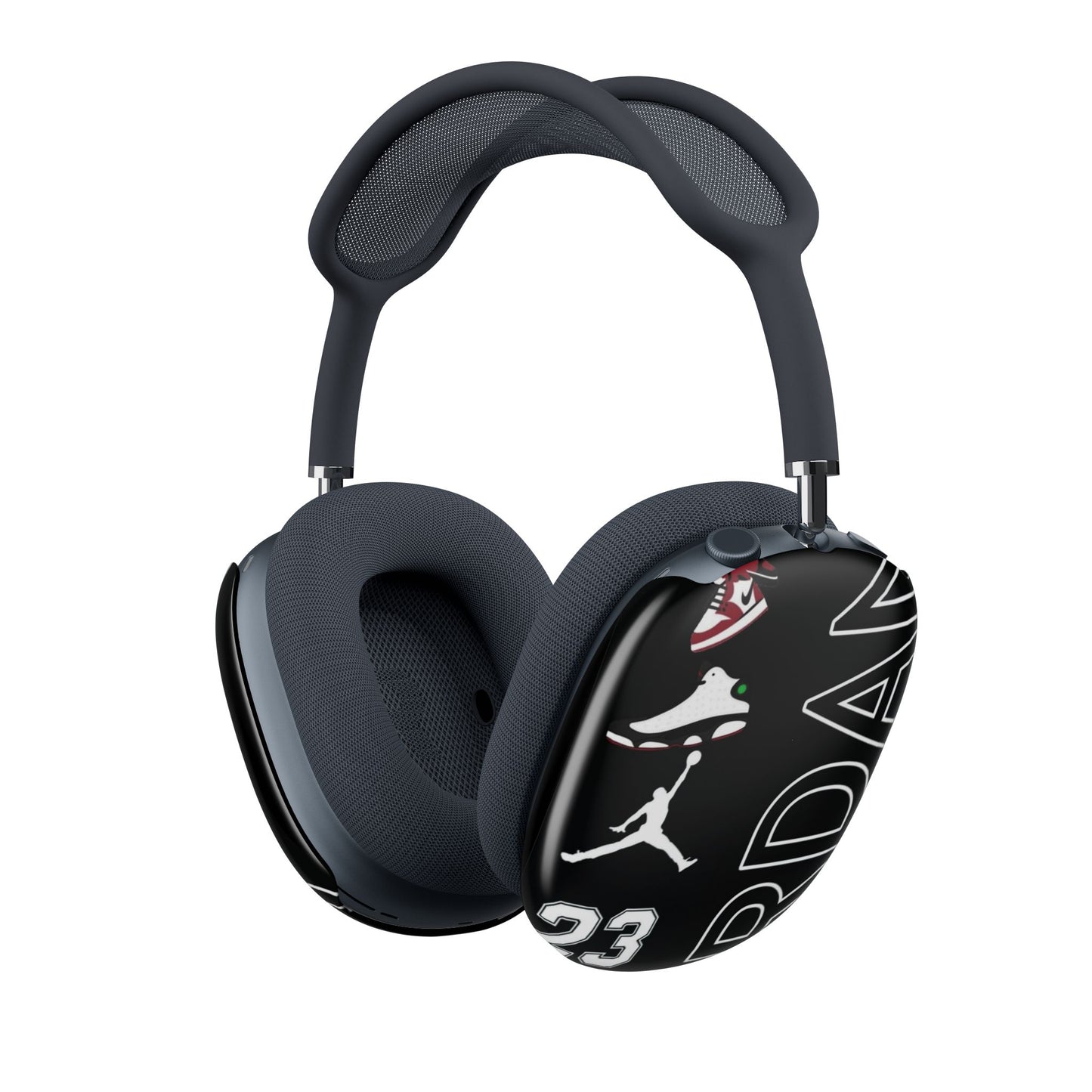 Jordan-Inspired AirPods Max Case — Black 23 Jumpman Headphone Covers