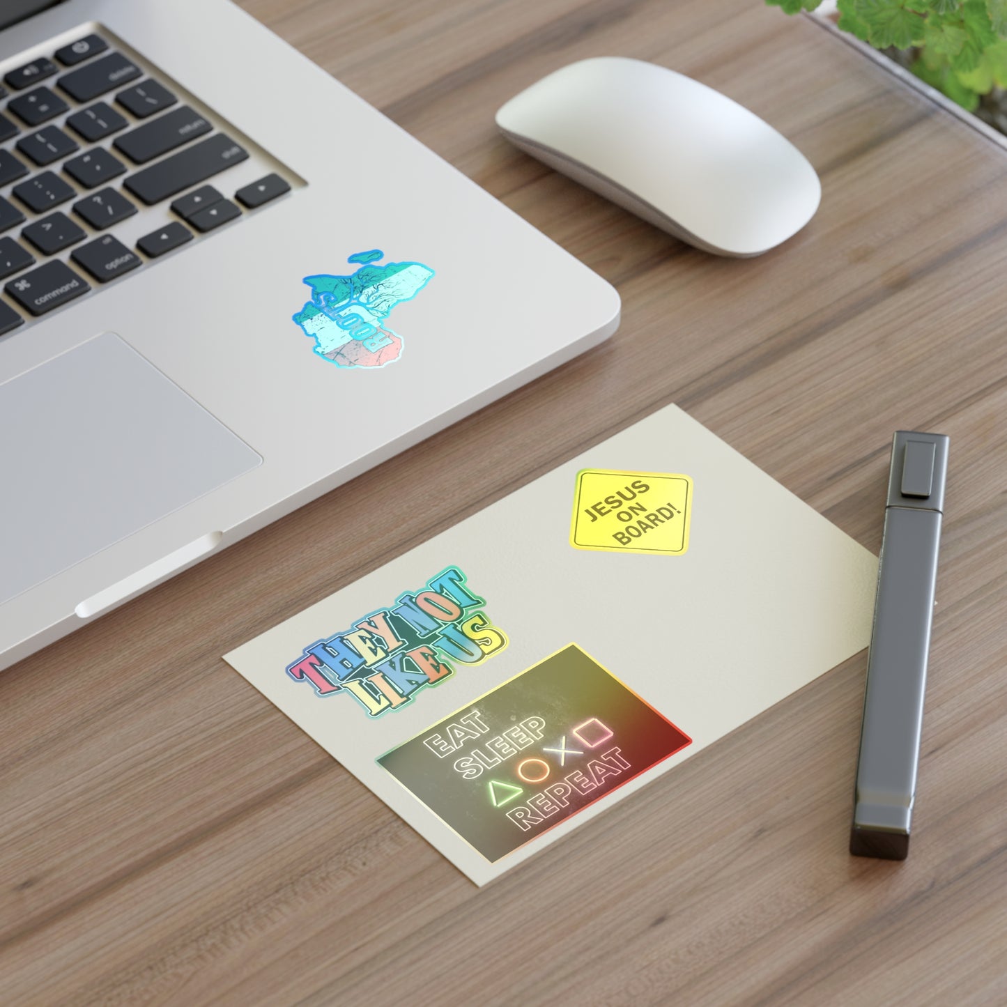 Sticker Sheet Pack — Retro Gaming, Rasta Roots, Christian 'Jesus On Board' & 'They Not Like Us' Designs