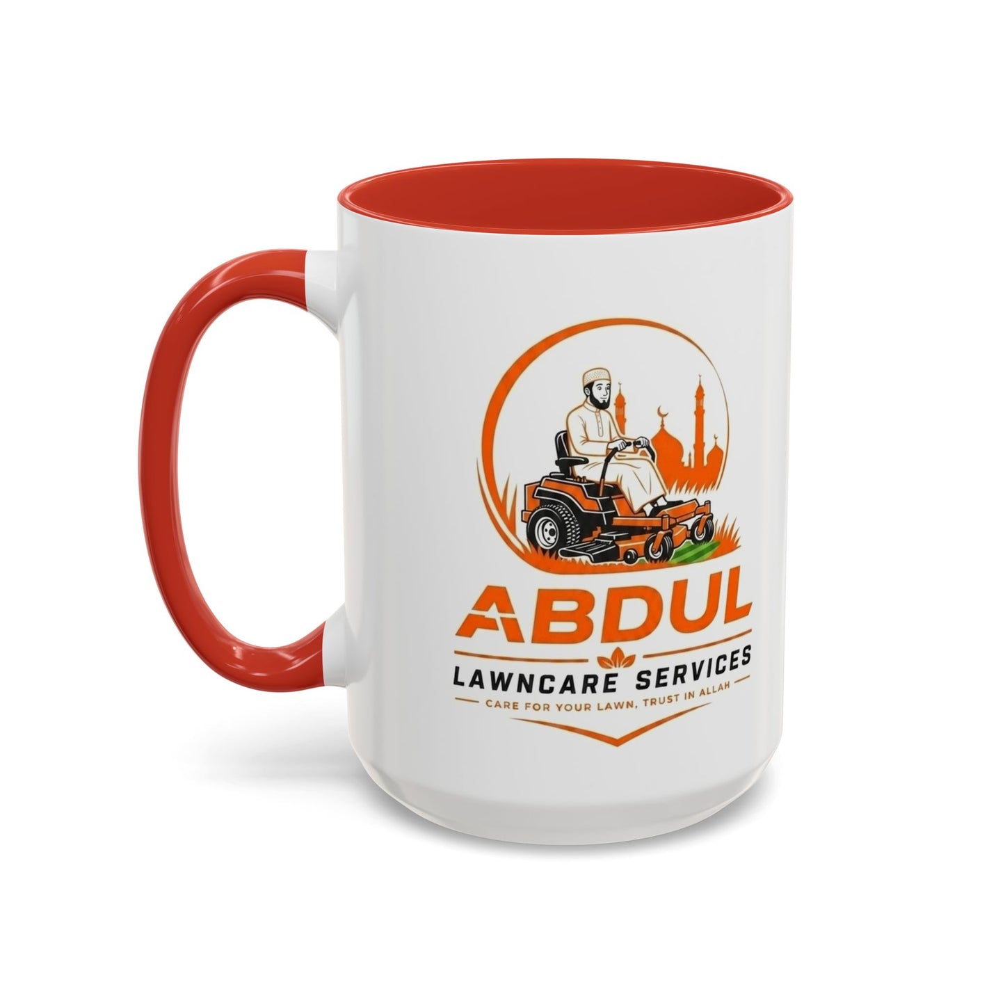 Abdul Lawncare Accent Coffee Mug (11, 15oz)