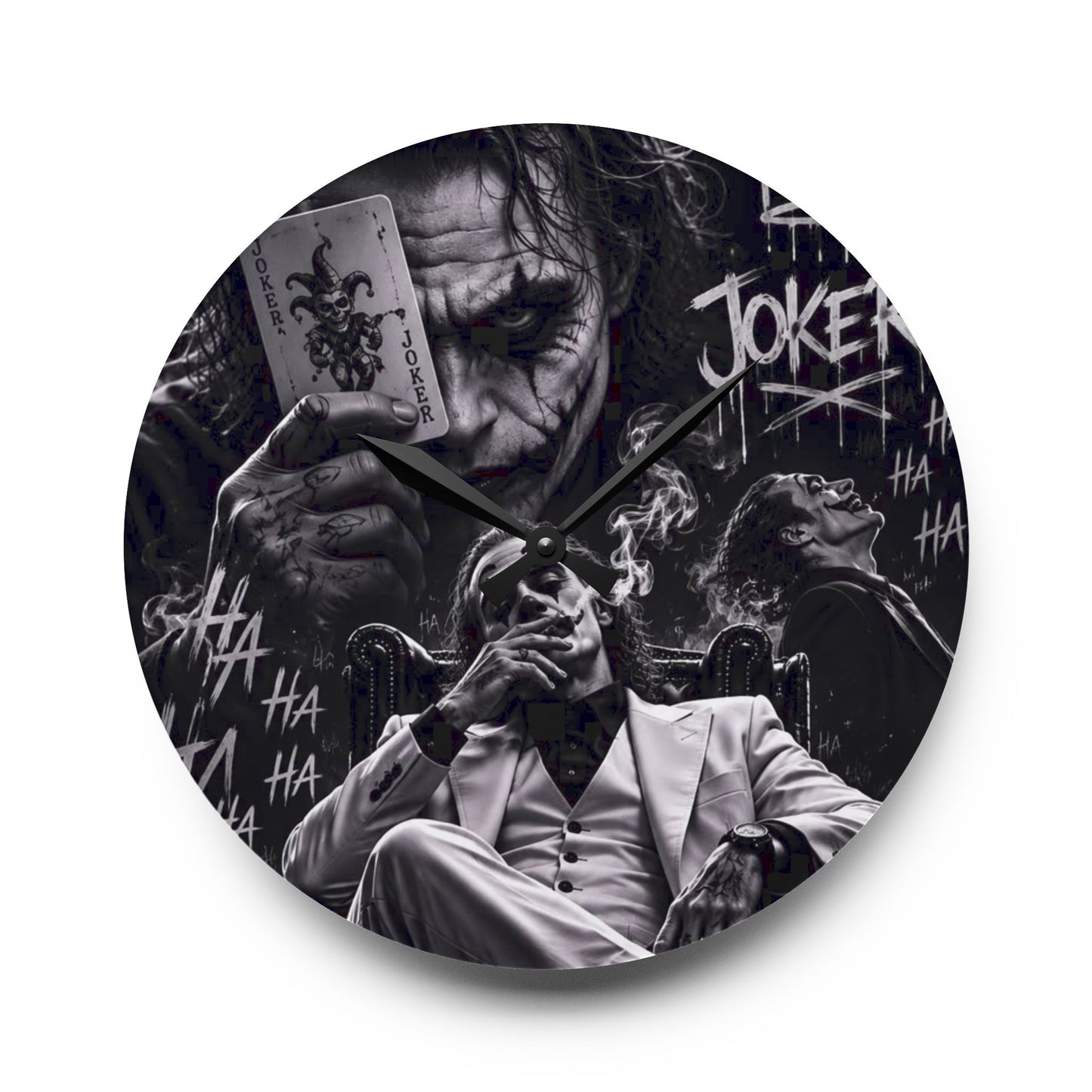 Da Joker Acrylic Wall Clock