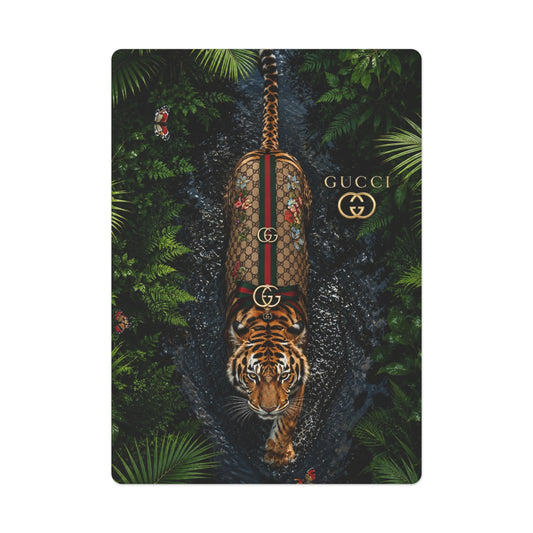 GG Tiger Luxury Brand Poker Cards