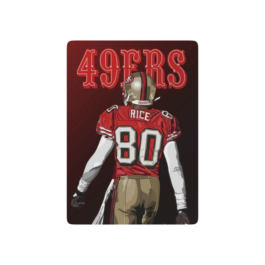 Legendary Jerry Rice 49ers Poker Playing Cards