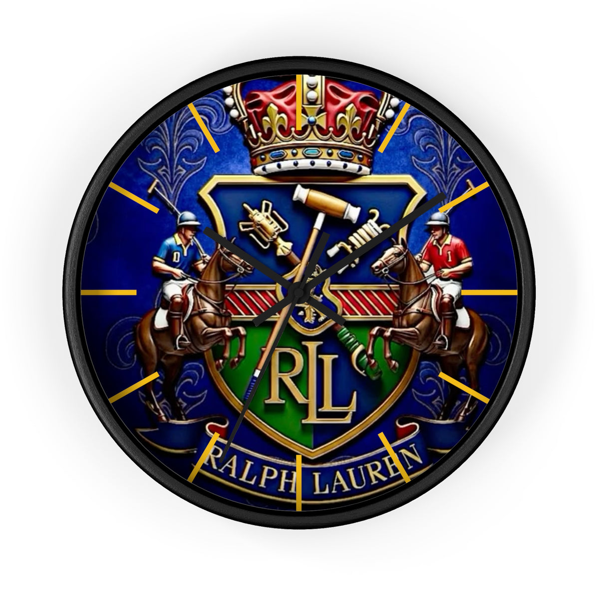 Blue Ralph Lauren Wall Clock