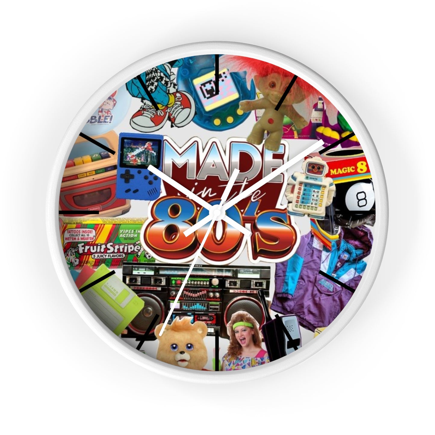 80s Baby Wall Clock version #1