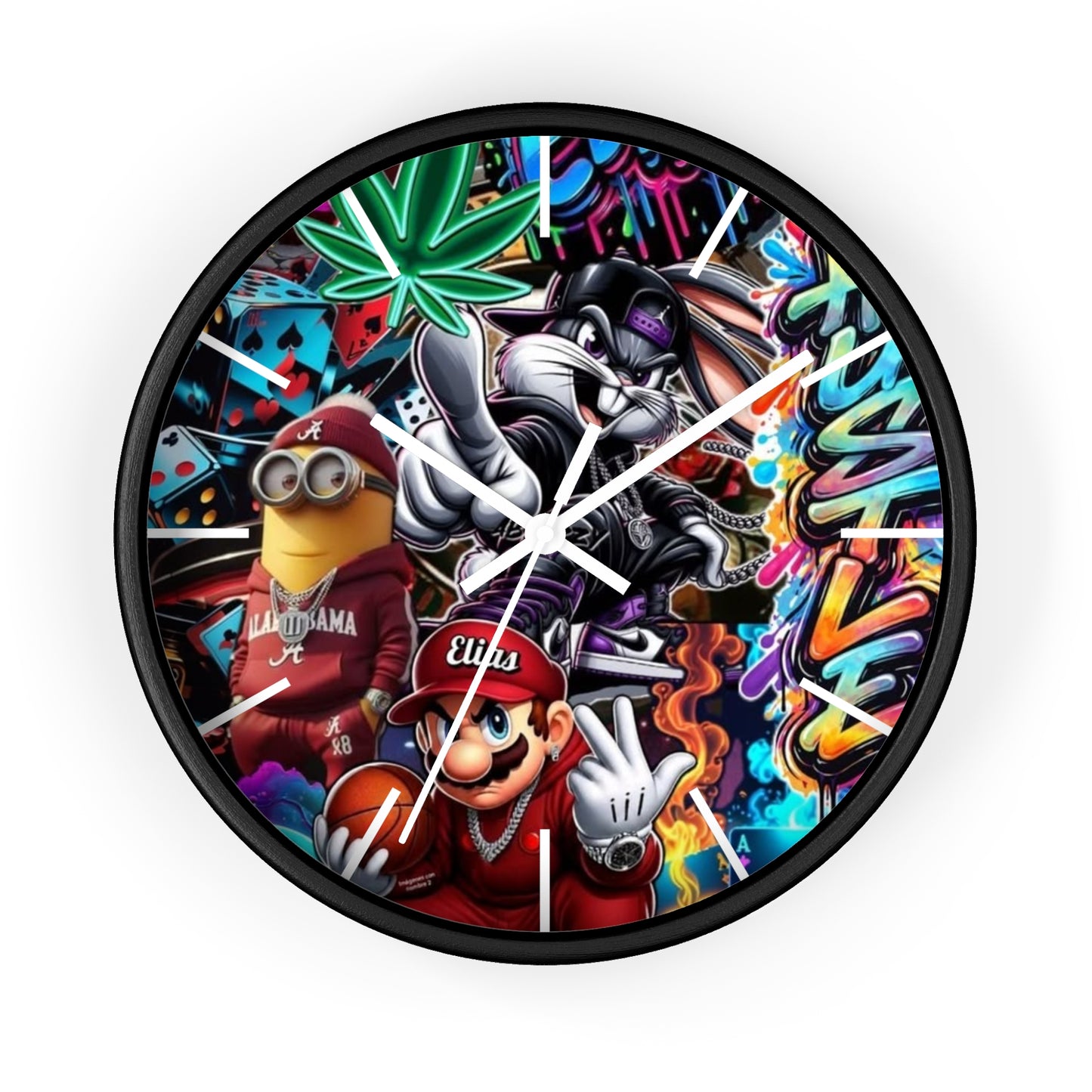 HoodToons Wall Clock