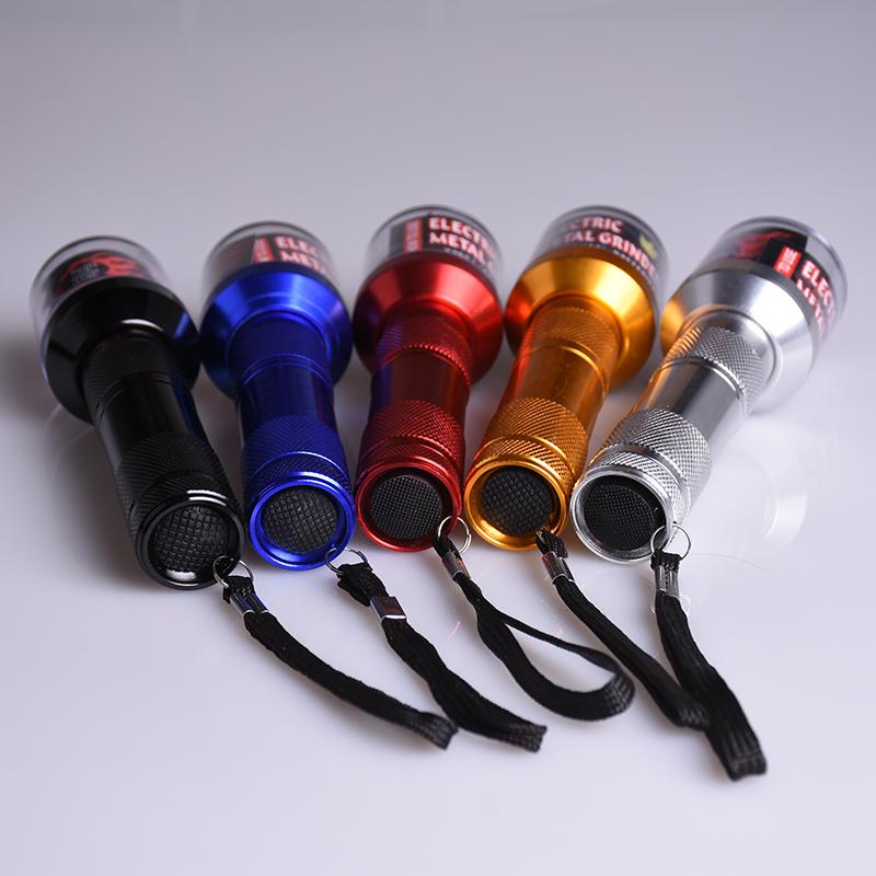 Electrical Aluminum Metal Grinder Crusher Crank Leaf Tobacco Smoke Spice Herb Muller Machine