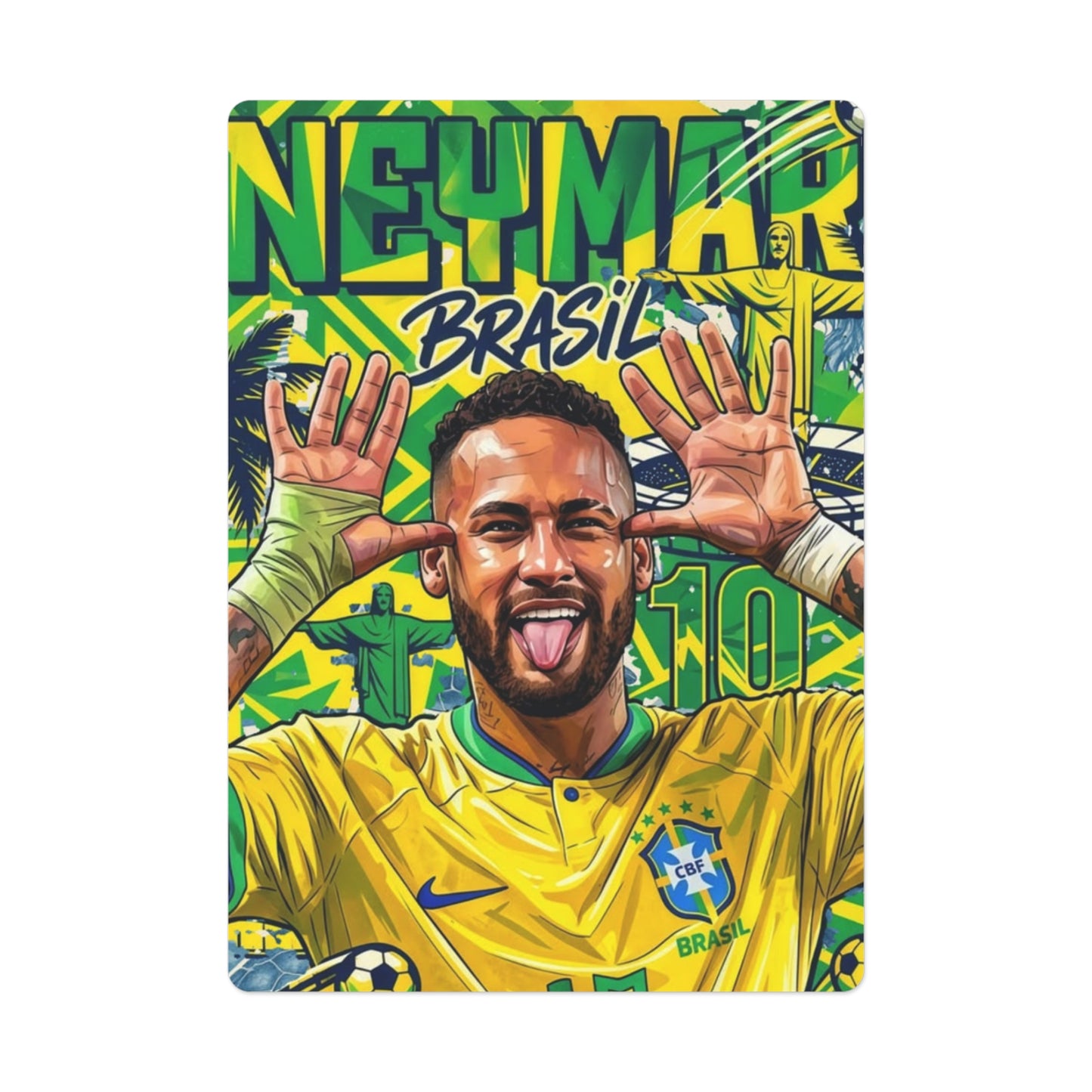 Neymar Brazil Poker Cards