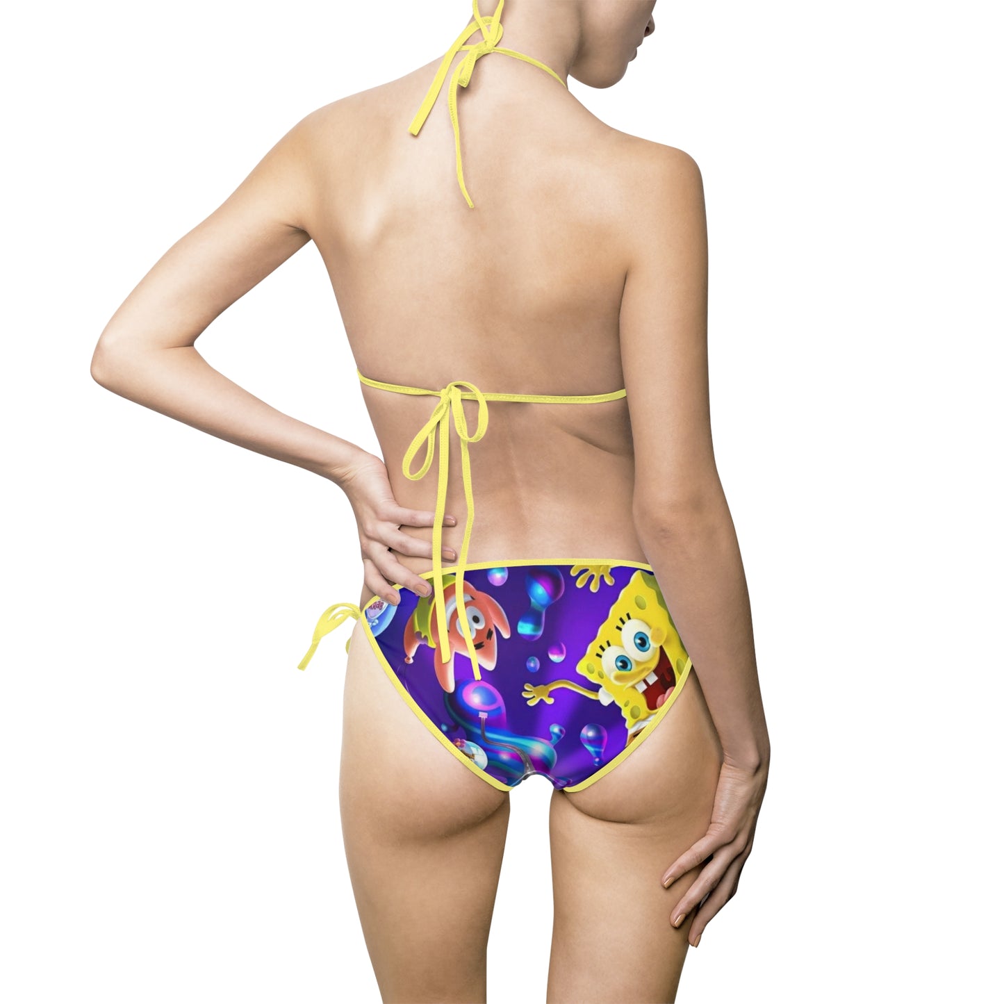 Women's Mr. Sponge Bob Bikini Swimsuit (AOP)
