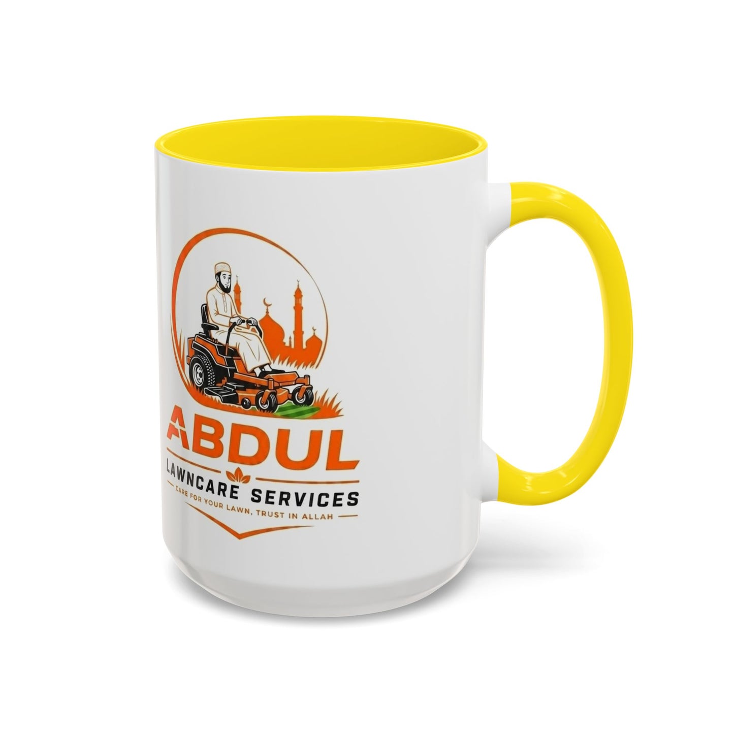 Abdul Lawncare Accent Coffee Mug (11, 15oz)