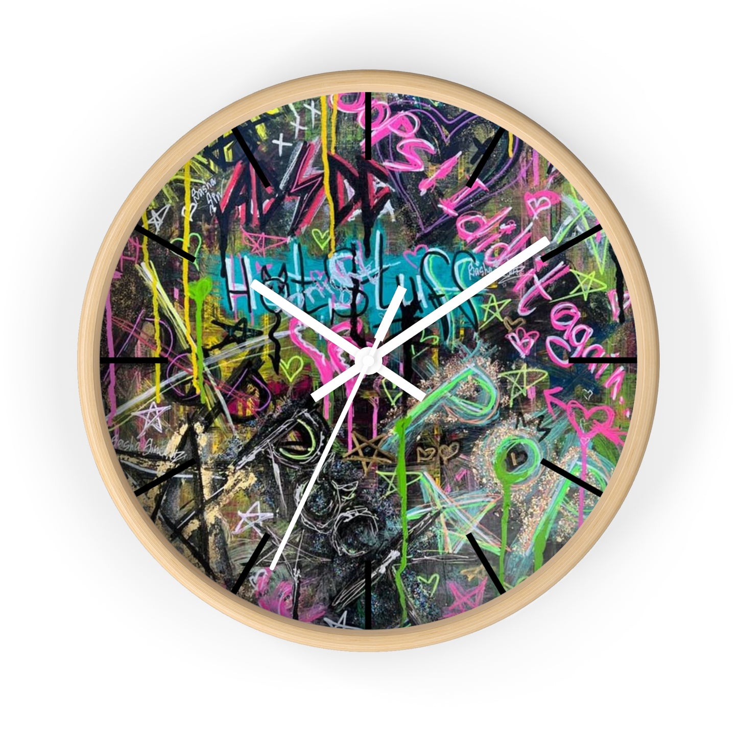 Ghetto Graffiti Wall Clock