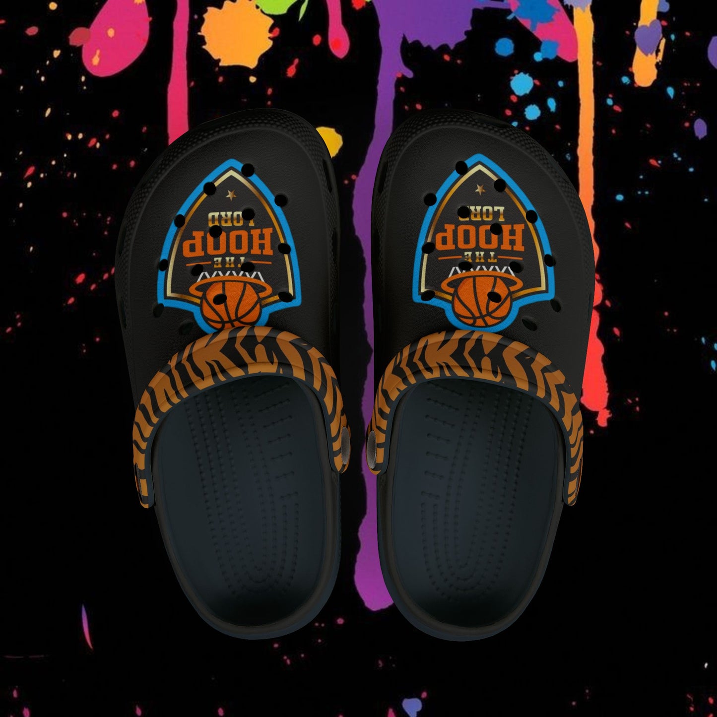 Kids' Hoop Lord Jr Basketball Clogs - Fun Hoop Design for Active Play