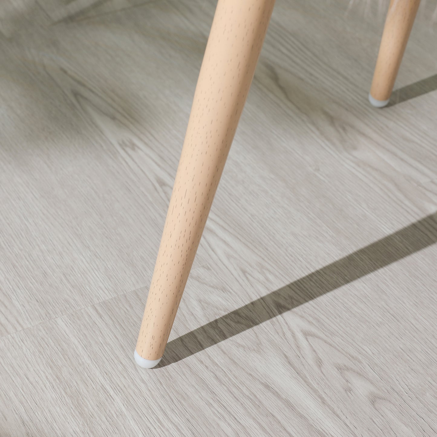 PINK Faux Fur Upholstered Make up chair Side Dining Chair with Metal Leg(PINK+Beech Metal Leg)