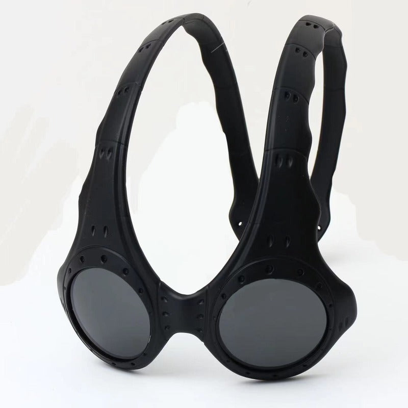 Unisex Over - The - Top Sunglasses. Ideal for outdoor cycling and sports. Fashionable retro - style metal - framed glasses.