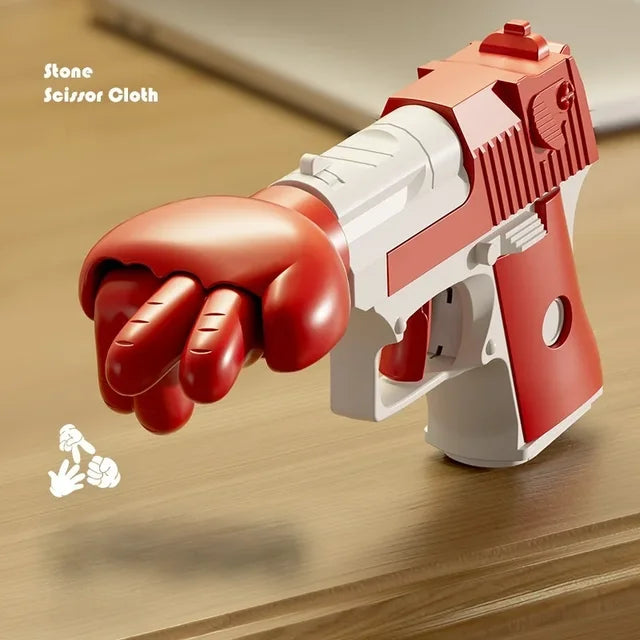 Rock Paper Scissors Gun  Decompression Party Social Toy Stress Relief Prop Tiny Interactive Funny Toy Gun Birthday Gifts