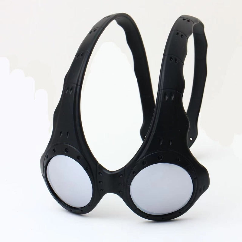 Unisex Over - The - Top Sunglasses. Ideal for outdoor cycling and sports. Fashionable retro - style metal - framed glasses.