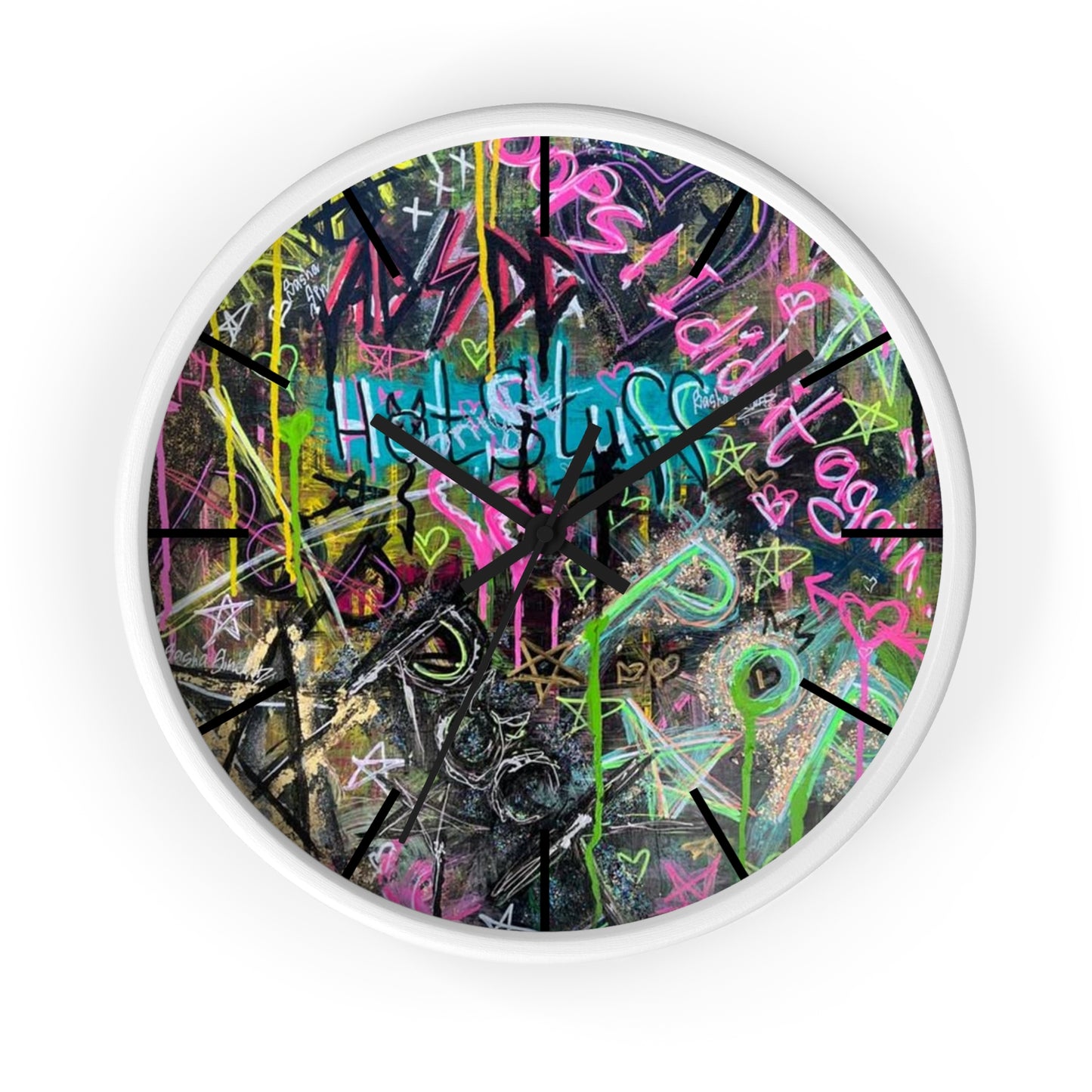 Ghetto Graffiti Wall Clock