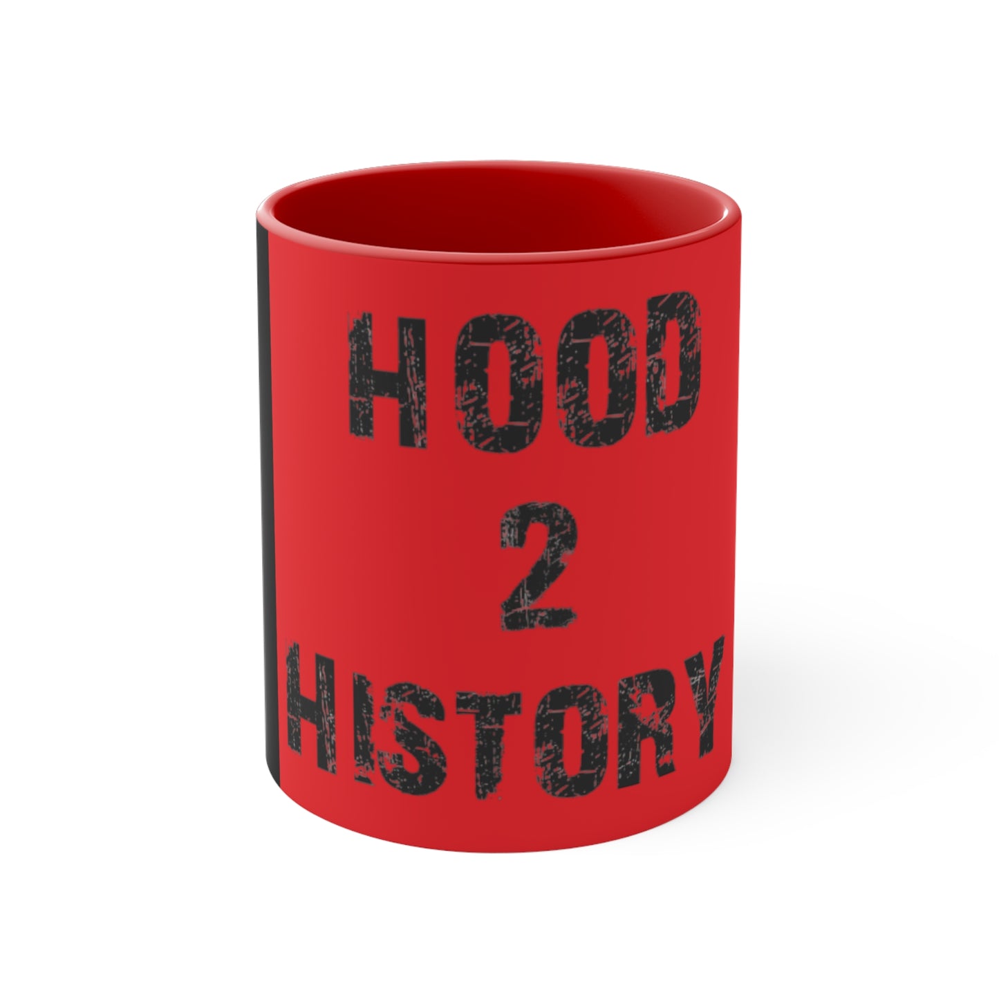 Unique Inspirational 11oz Accent Mug - "Hood 2 History" & "No Days Off" | Perfect for Coffee Lovers, Gifts, Decor, Motivational