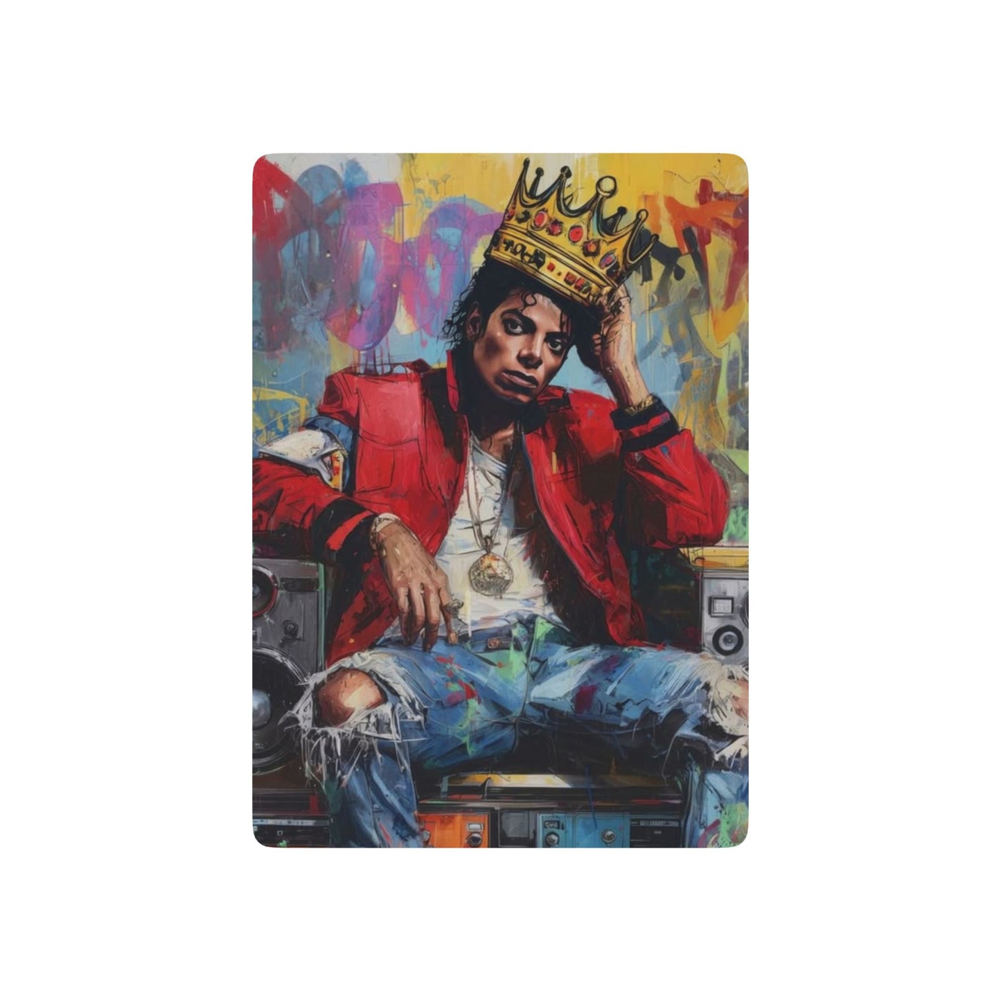 MJ King Of PoP Poker Playing Cards