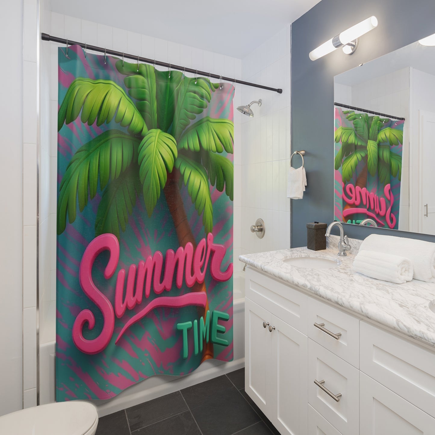 Summer Time 🌴🌴Shower Curtains