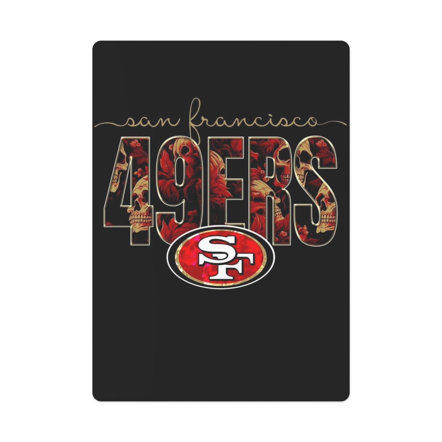 SF Niners Poker Cards