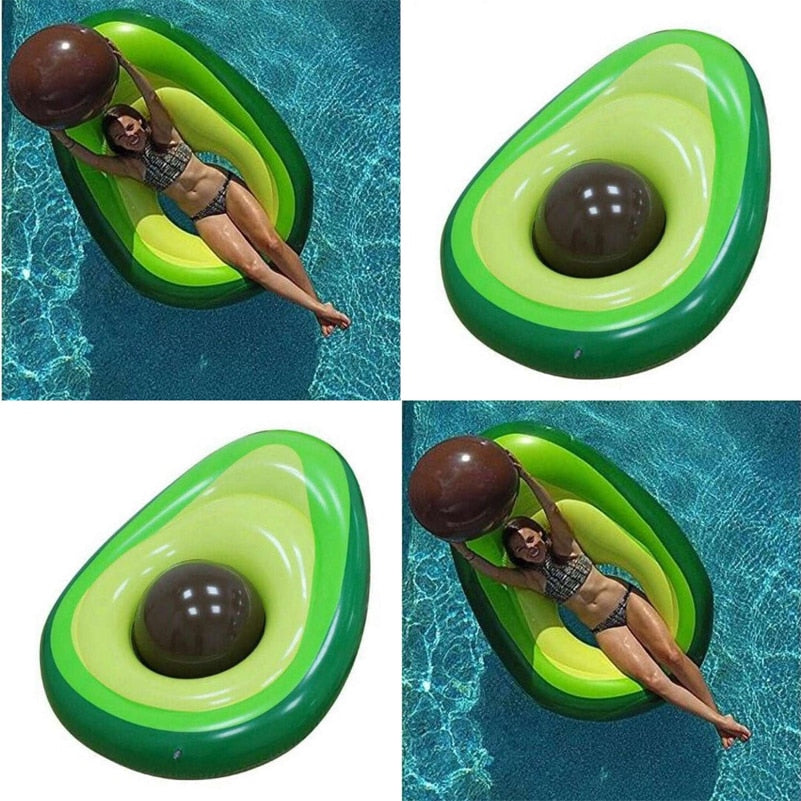 Avocado float with ball