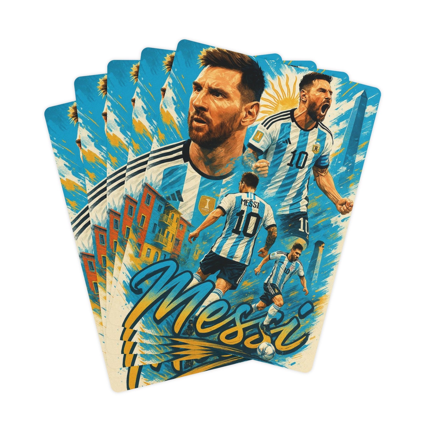 futobol Messi Poker Cards