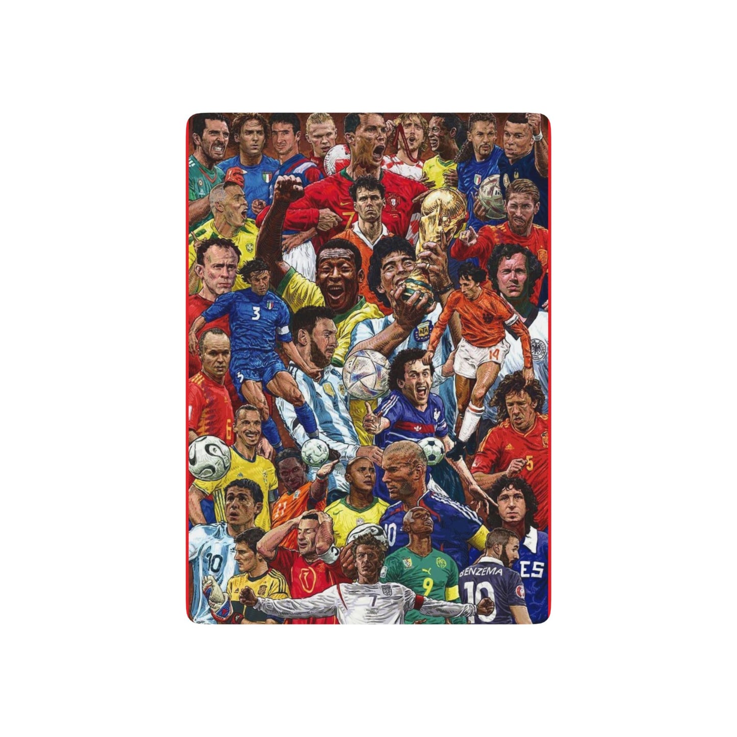 Soccer Legends Playing Cards — Collectible Poker Deck