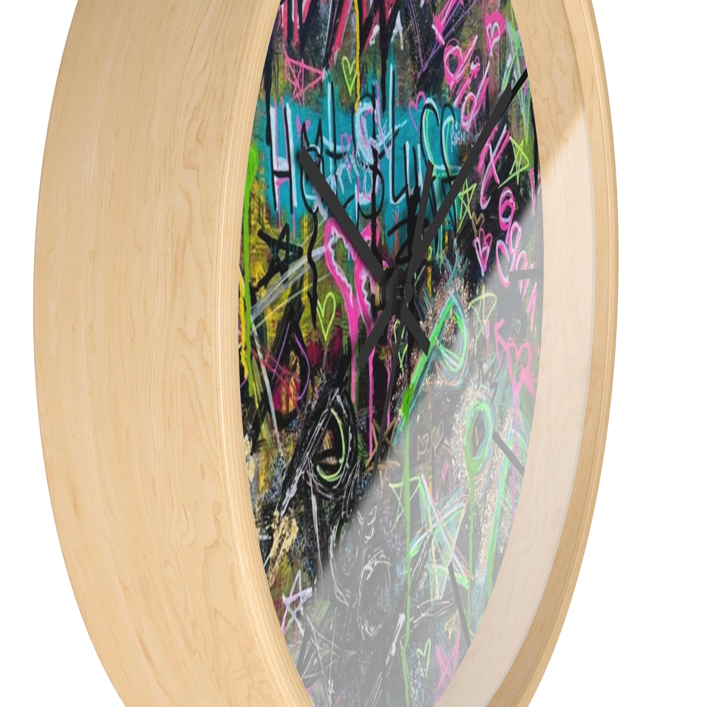 Ghetto Graffiti Wall Clock