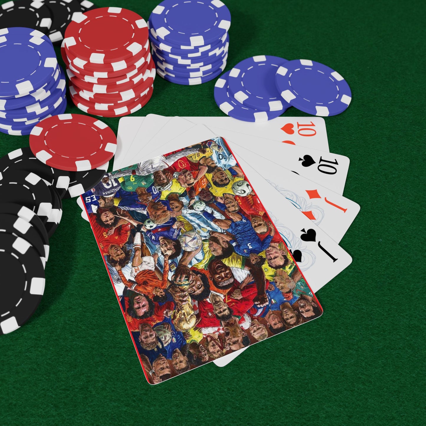 Soccer Legends Playing Cards — Collectible Poker Deck