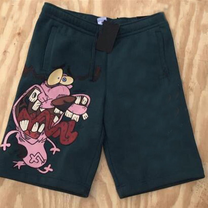 New American Fashion Brand Co branded Shorts for Mens Summer Leisure Sports Pure Cotton Large Quarter Beach Pants