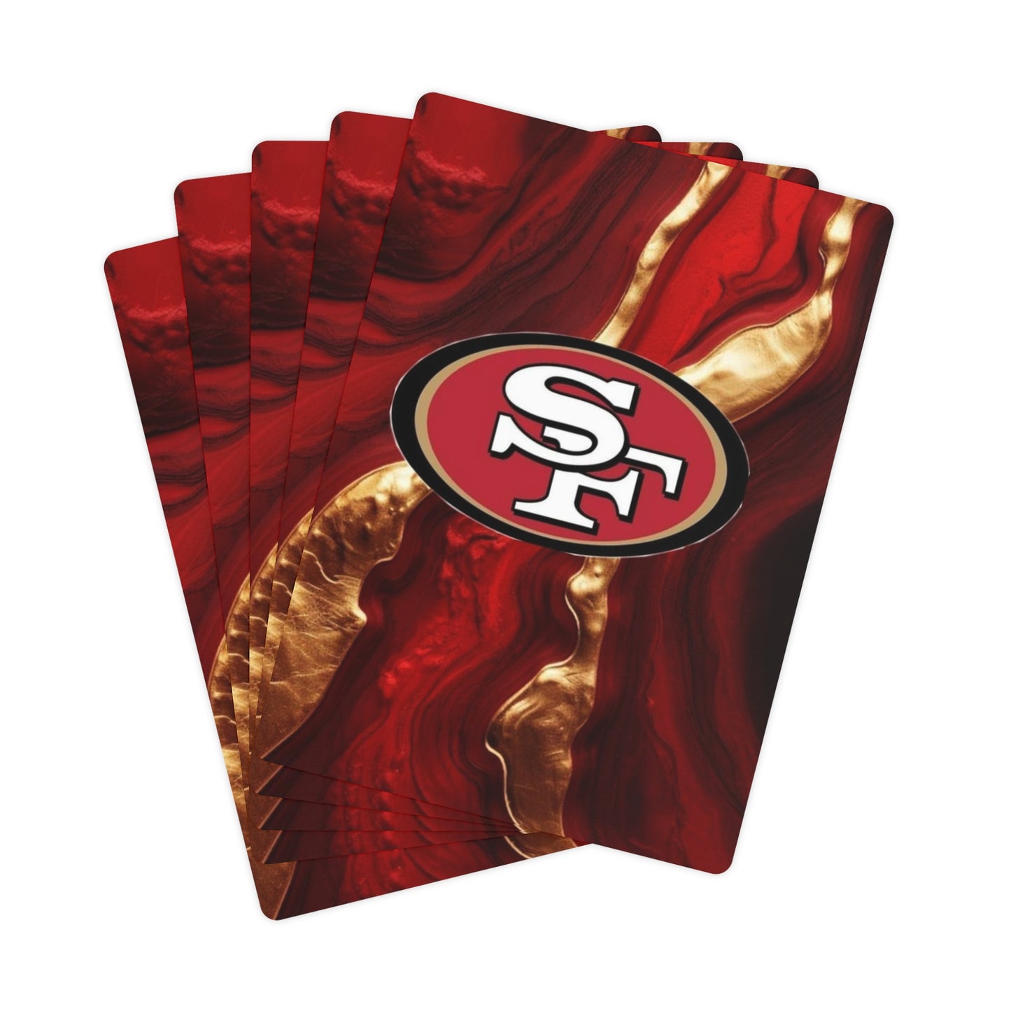 SF Niners Poker Cards