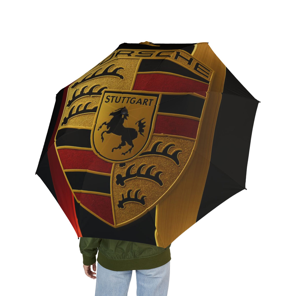 Semi-Automatic Foldable Umbrella Super Car Porsche