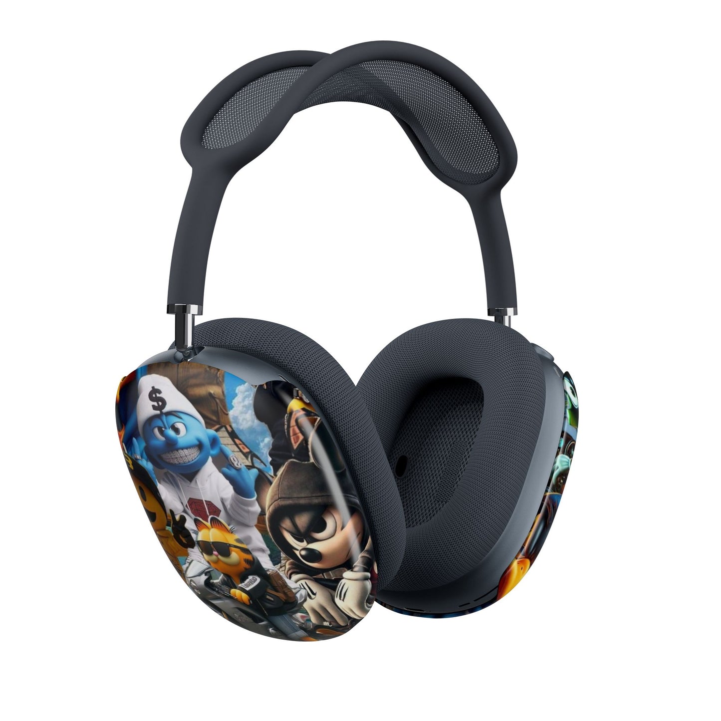Cartoon Crew AirPod Max Skins — Colorful Gang Graphic Headphone Covers