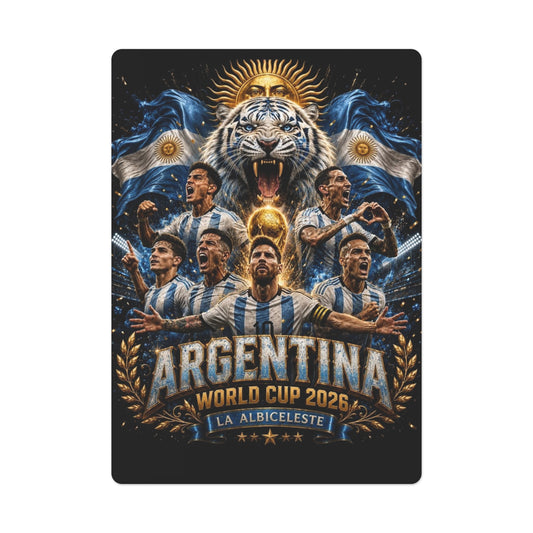 Argentina World Cup Poker Cards