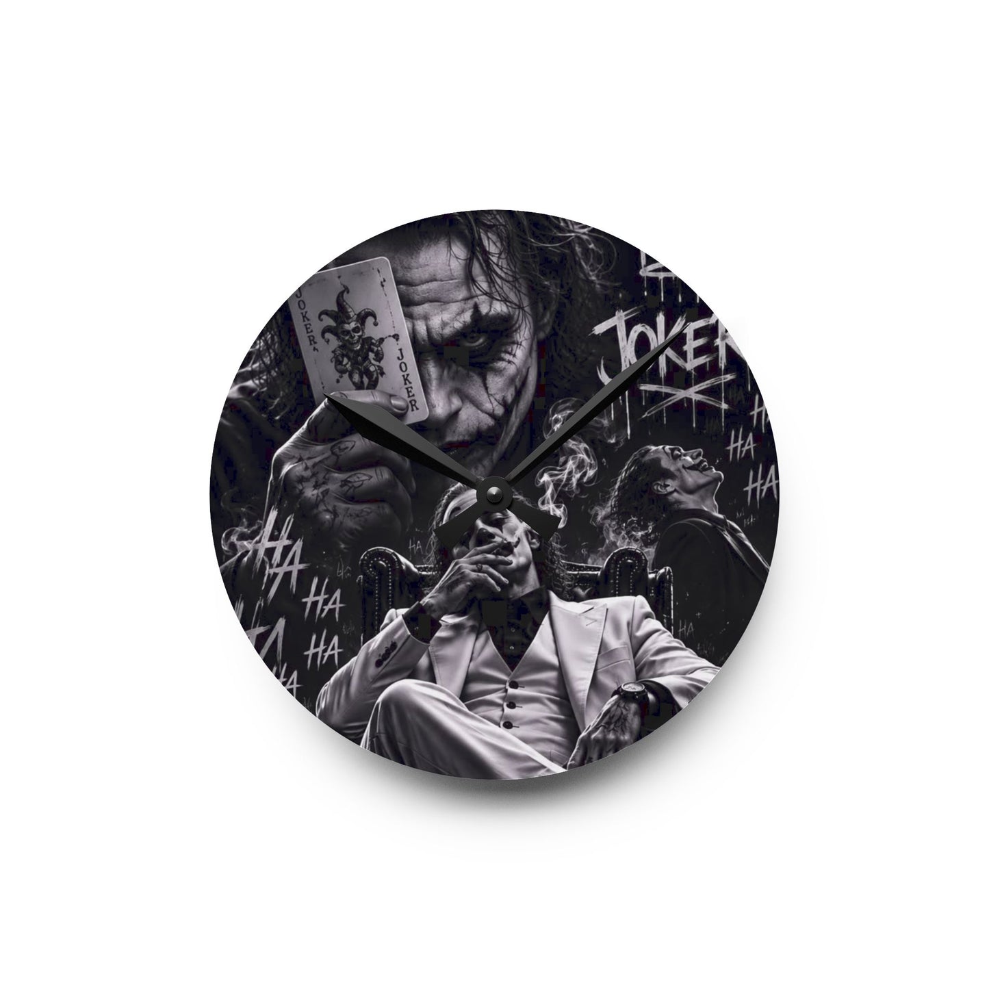 Da Joker Acrylic Wall Clock