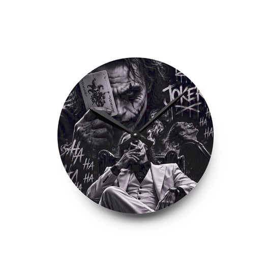 Da Joker Acrylic Wall Clock