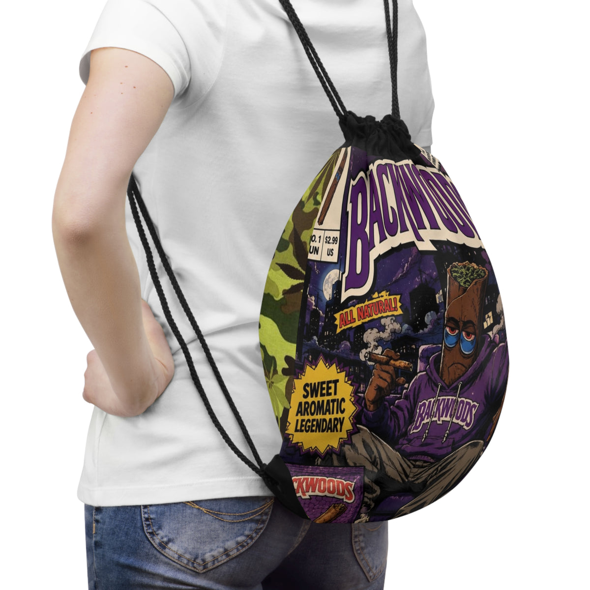 Haze Backwoods Drawstring Bag