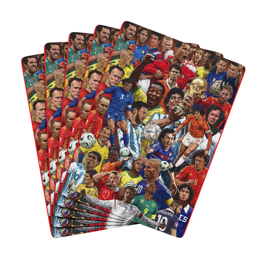 Soccer Legends Playing Cards — Collectible Poker Deck