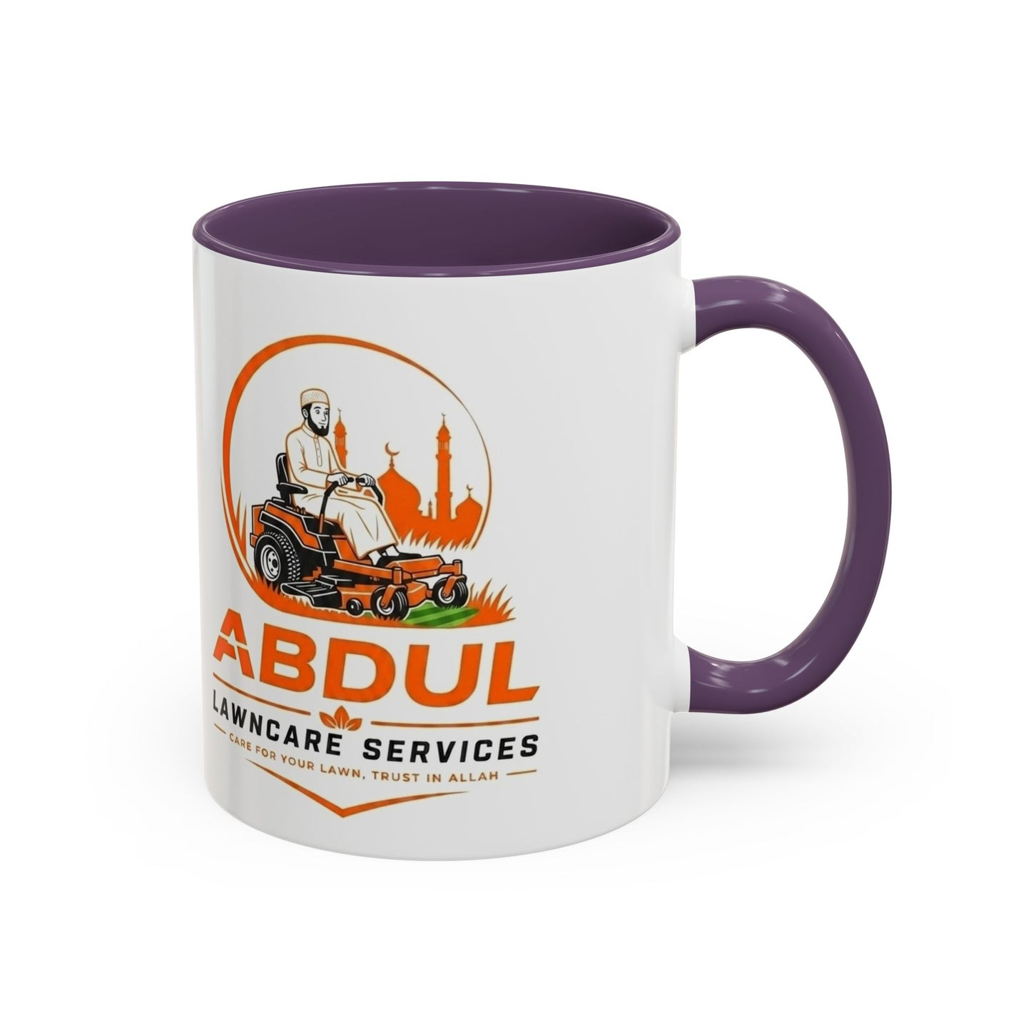 Abdul Lawncare Accent Coffee Mug (11, 15oz)