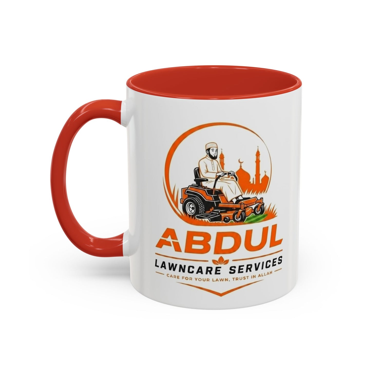 Abdul Lawncare Accent Coffee Mug (11, 15oz)
