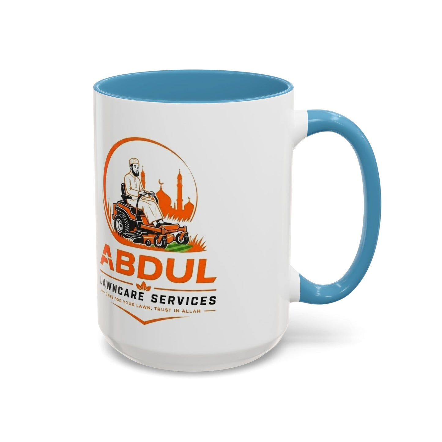 Abdul Lawncare Accent Coffee Mug (11, 15oz)