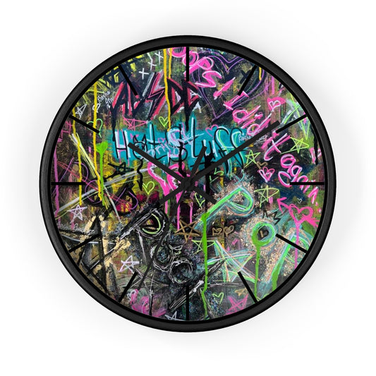 Ghetto Graffiti Wall Clock