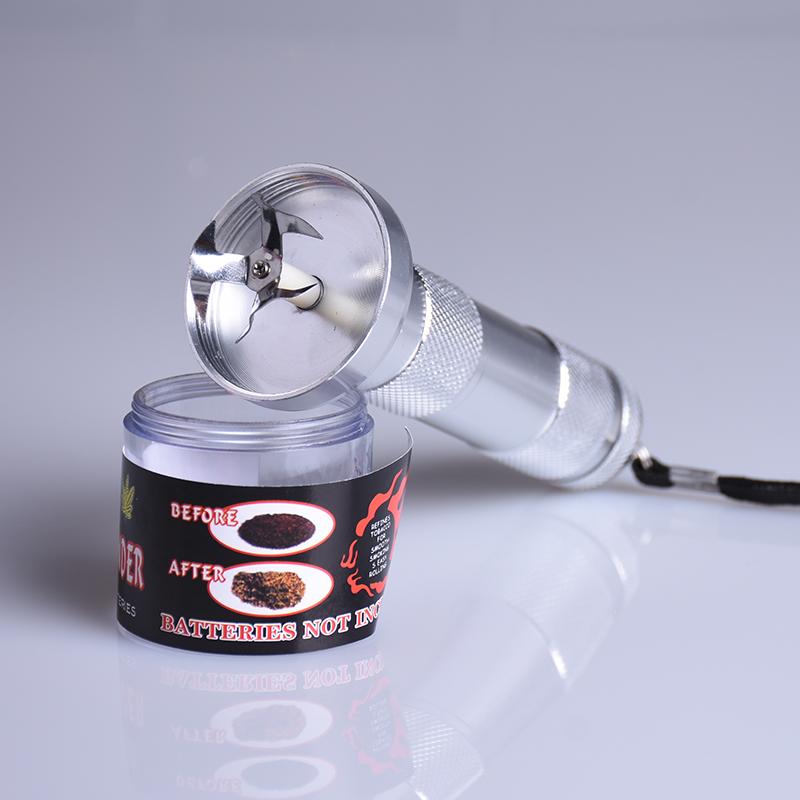 Electrical Aluminum Metal Grinder Crusher Crank Leaf Tobacco Smoke Spice Herb Muller Machine