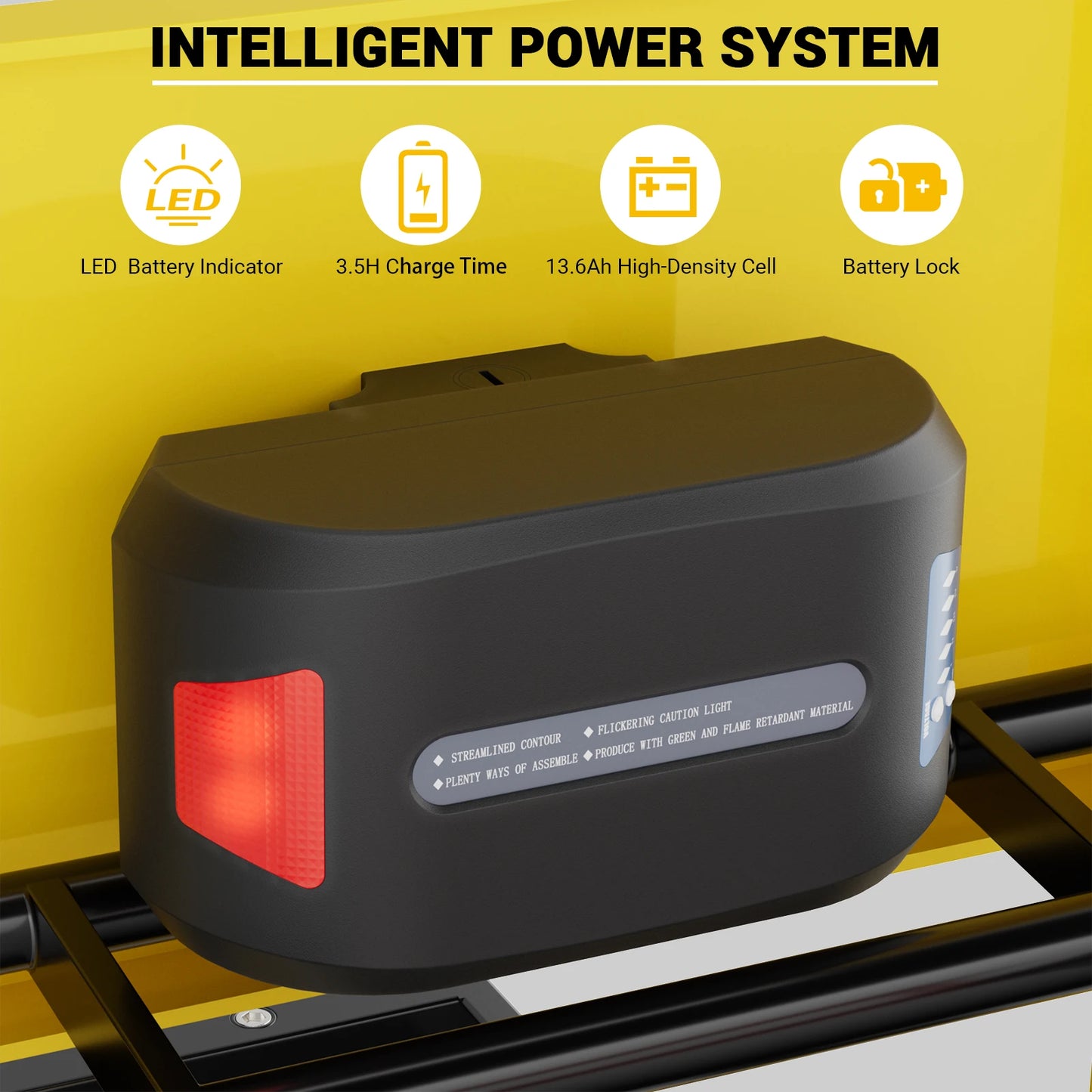 Electric Stair Climbing Hand Dolly Cart for Moving 400lbs Capacity Heavy Duty Folding Stair Climber