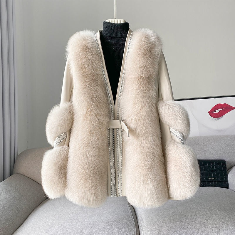 Fashion Temperament Thickened Fur Coat