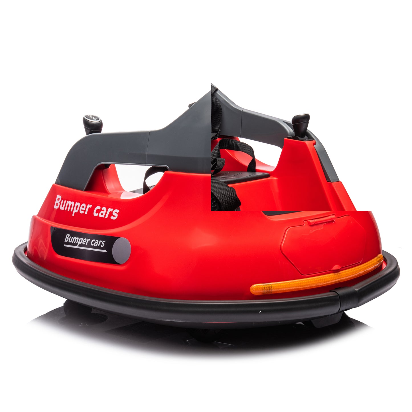 Red 12V ride on bumper car for kids 2-5 Years