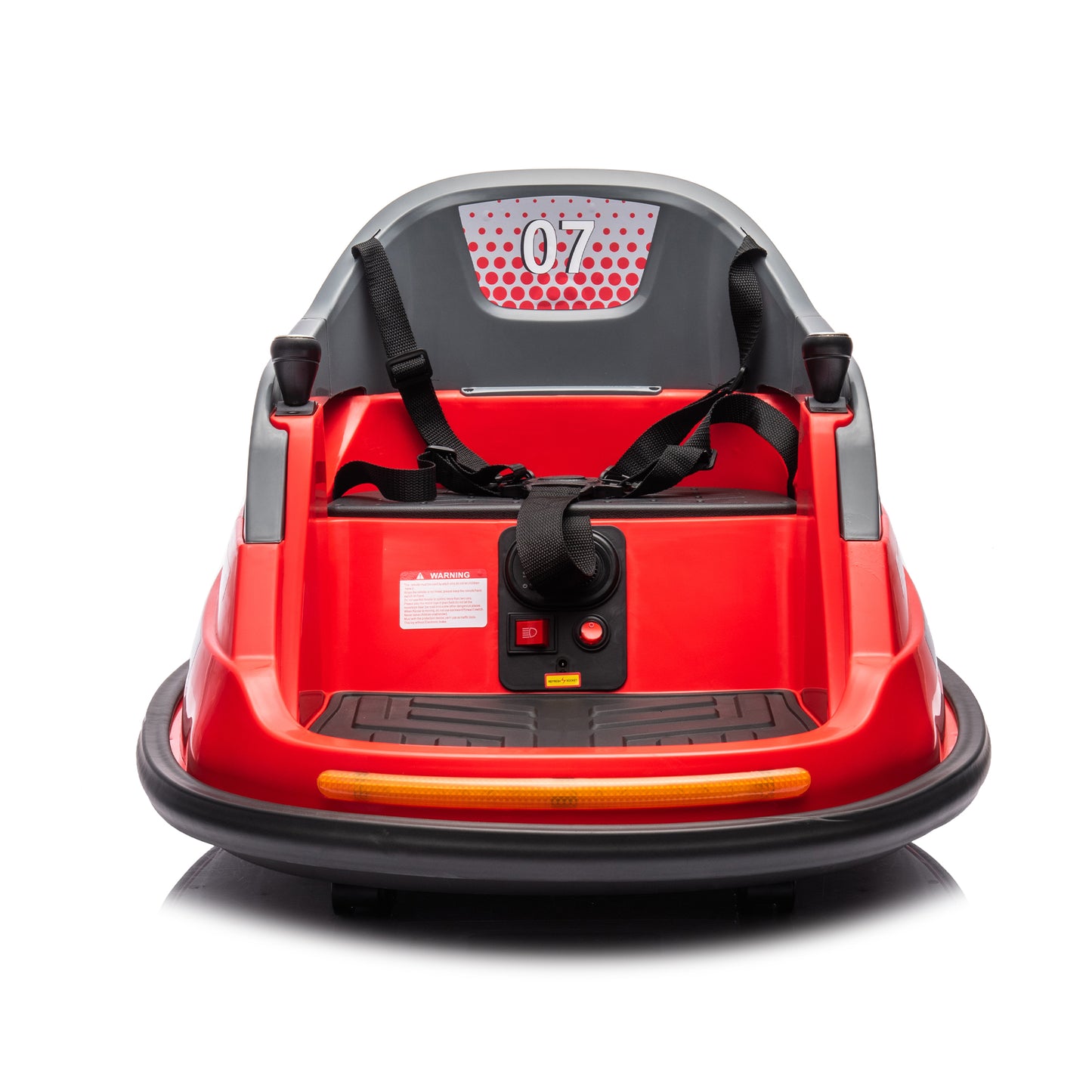 Red 12V ride on bumper car for kids 2-5 Years