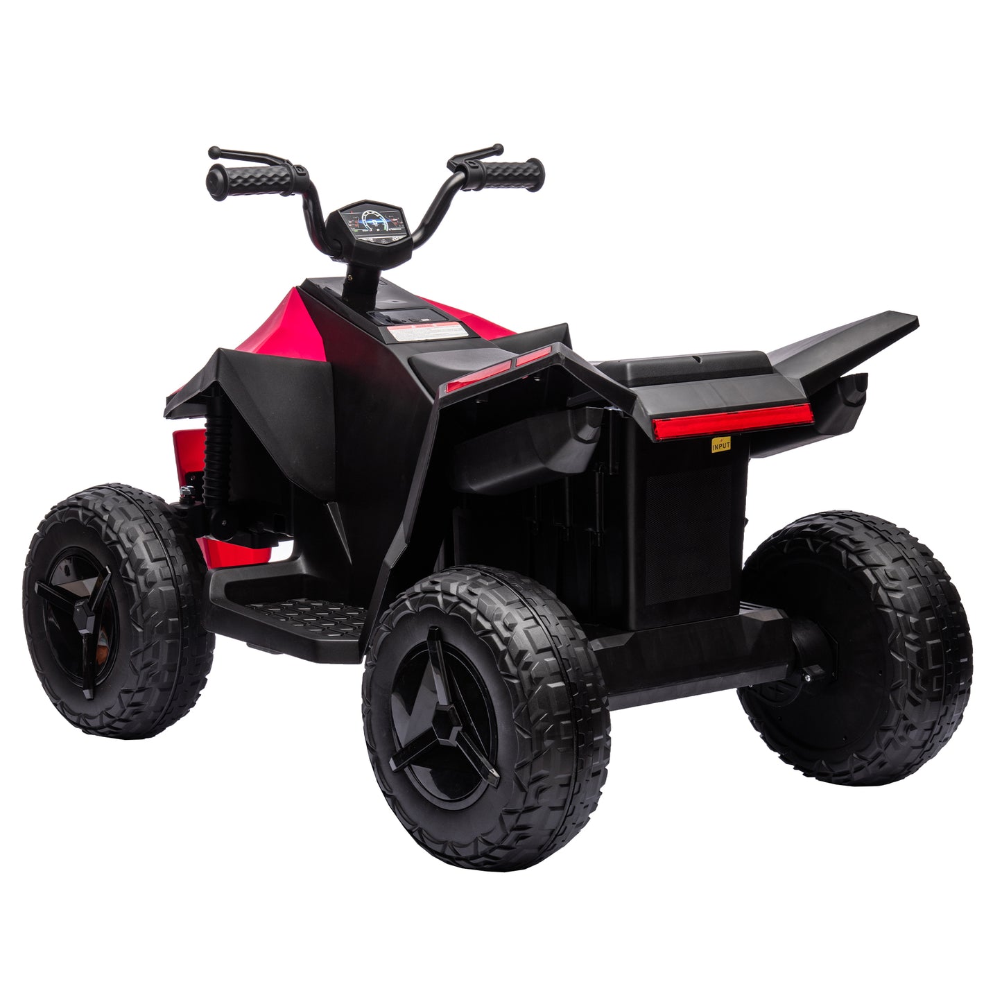 Kids ride on electric atv 3-8years Multi-Functional Touch Screen Integrated, LED Front and Rear Dazzling Lights