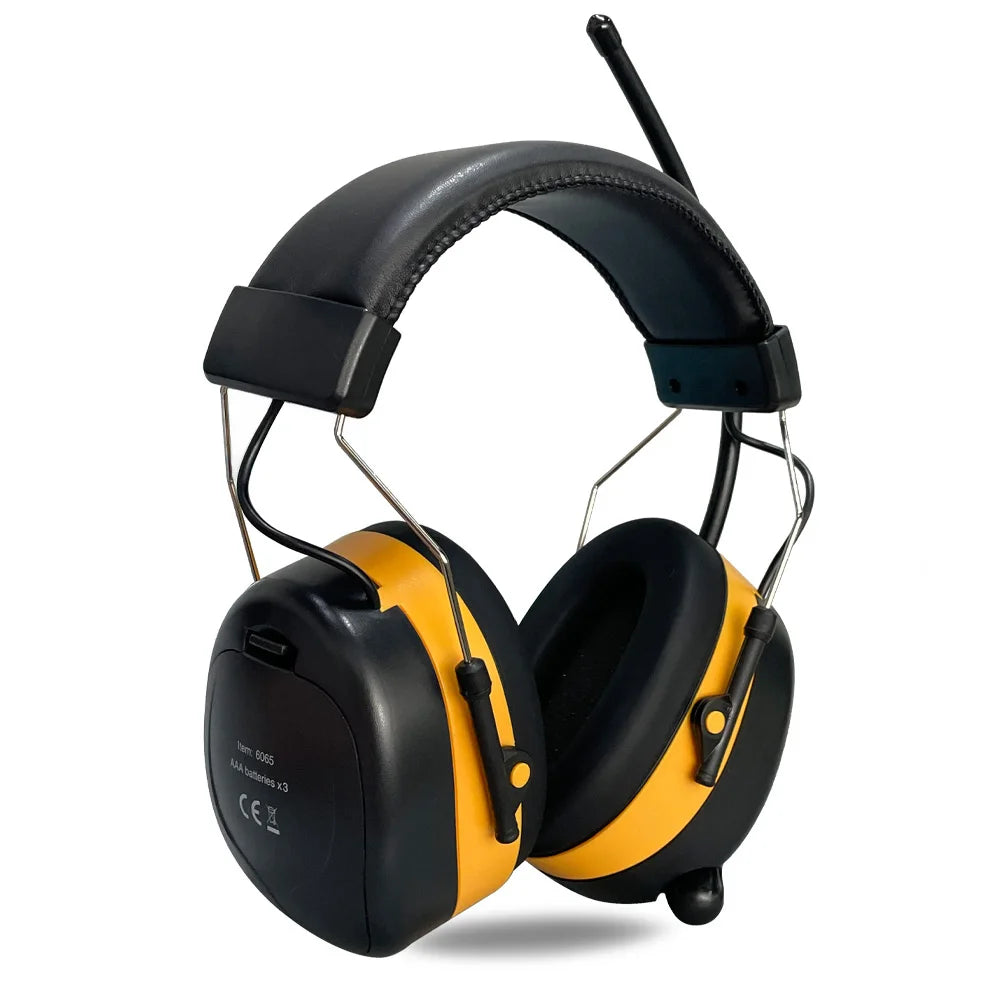 NEW Ear Protector with Bluetooth Hearing Protection FM Radio Headphones Noise Reduction Safety Earmuffs Headset for Music