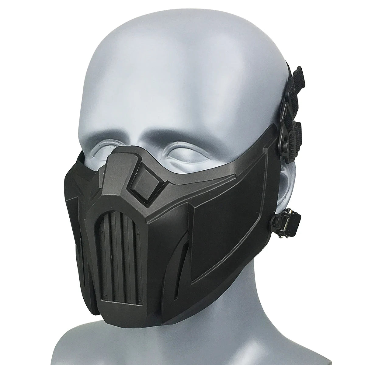 Adjustable Strap Mouth Protect CS Sports Safety Protective Equipment Tactical Half Face Mask